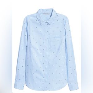 H&M fitted button up top